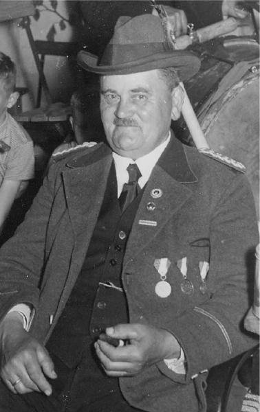 Friedrich Jochim von 1932 bis 1958 Präsident des Wilstedter Schützenvereins